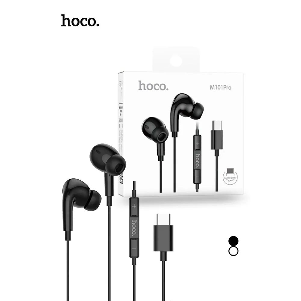 Picture of M101 Pro Crystal Sound Type C Wire Controlled Digital Earphones With Microphone