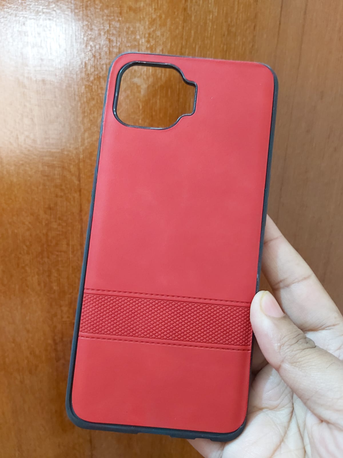 Picture of oppo f17 pro Luxury Silicone Protect Back Cover Soft Case For back cover