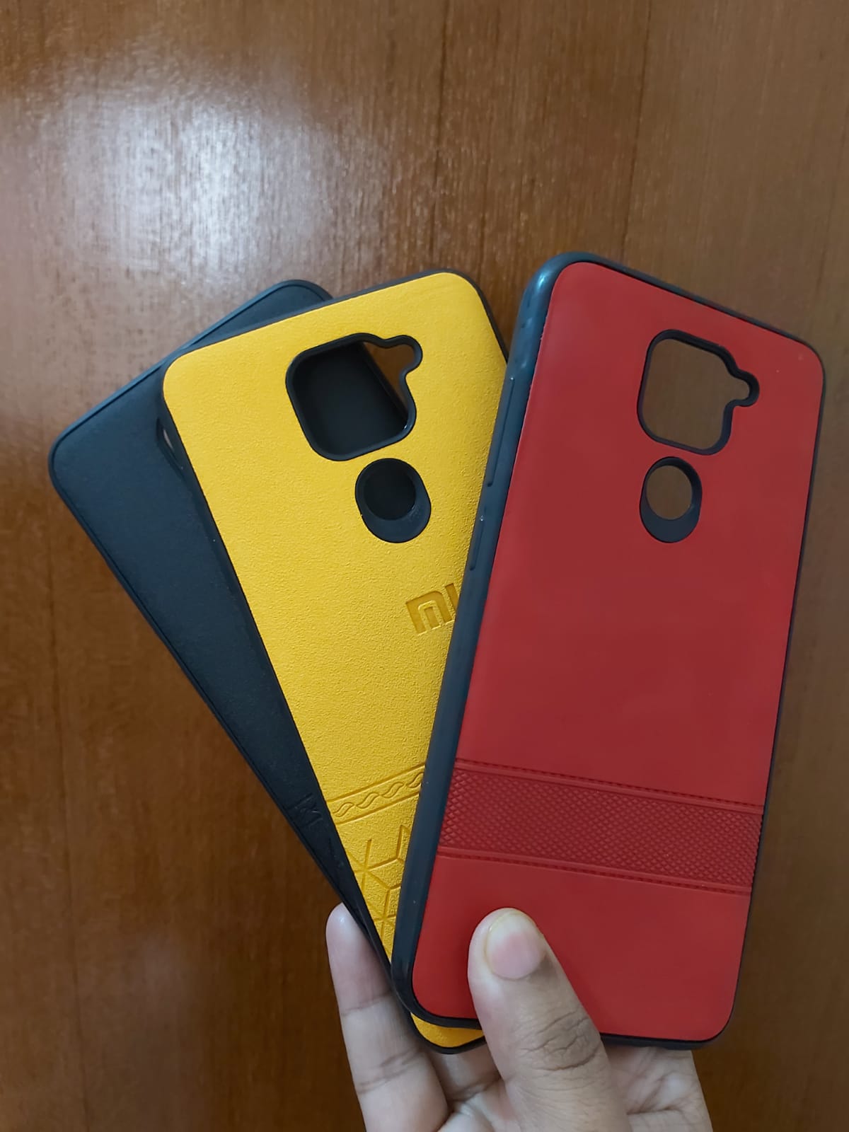 Picture of Redmi note 9 Luxury Silicone Protect Back Cover Soft Case For back cover