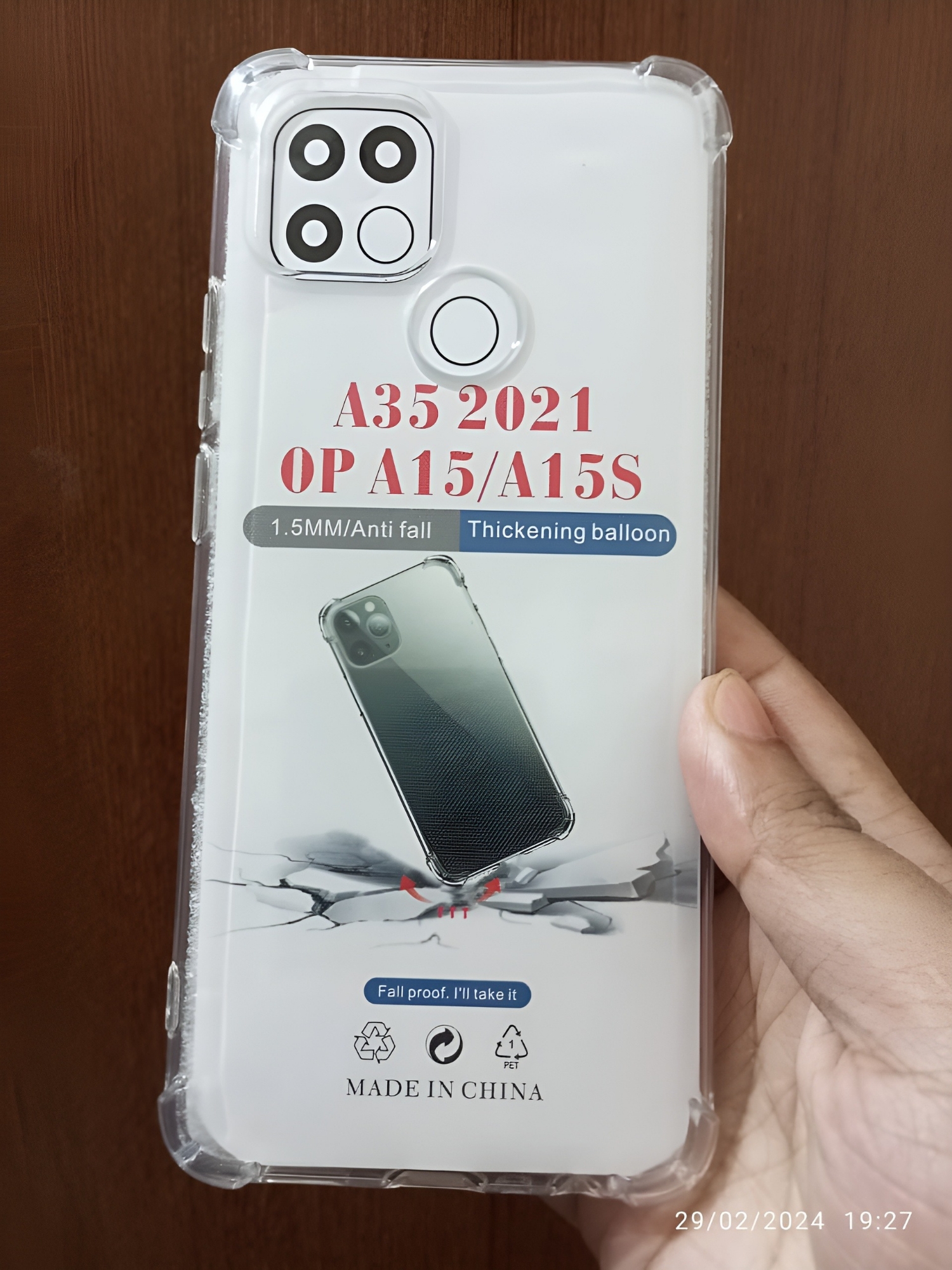 Picture of REALME 5 REALME 5S/5I/6I shockproof Transparent liquid Cristal clear long time useable soft premium protective back cover