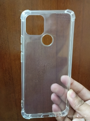 Picture of REALME 5 REALME 5S/5I/6I shockproof Transparent liquid Cristal clear long time useable soft premium protective back cover