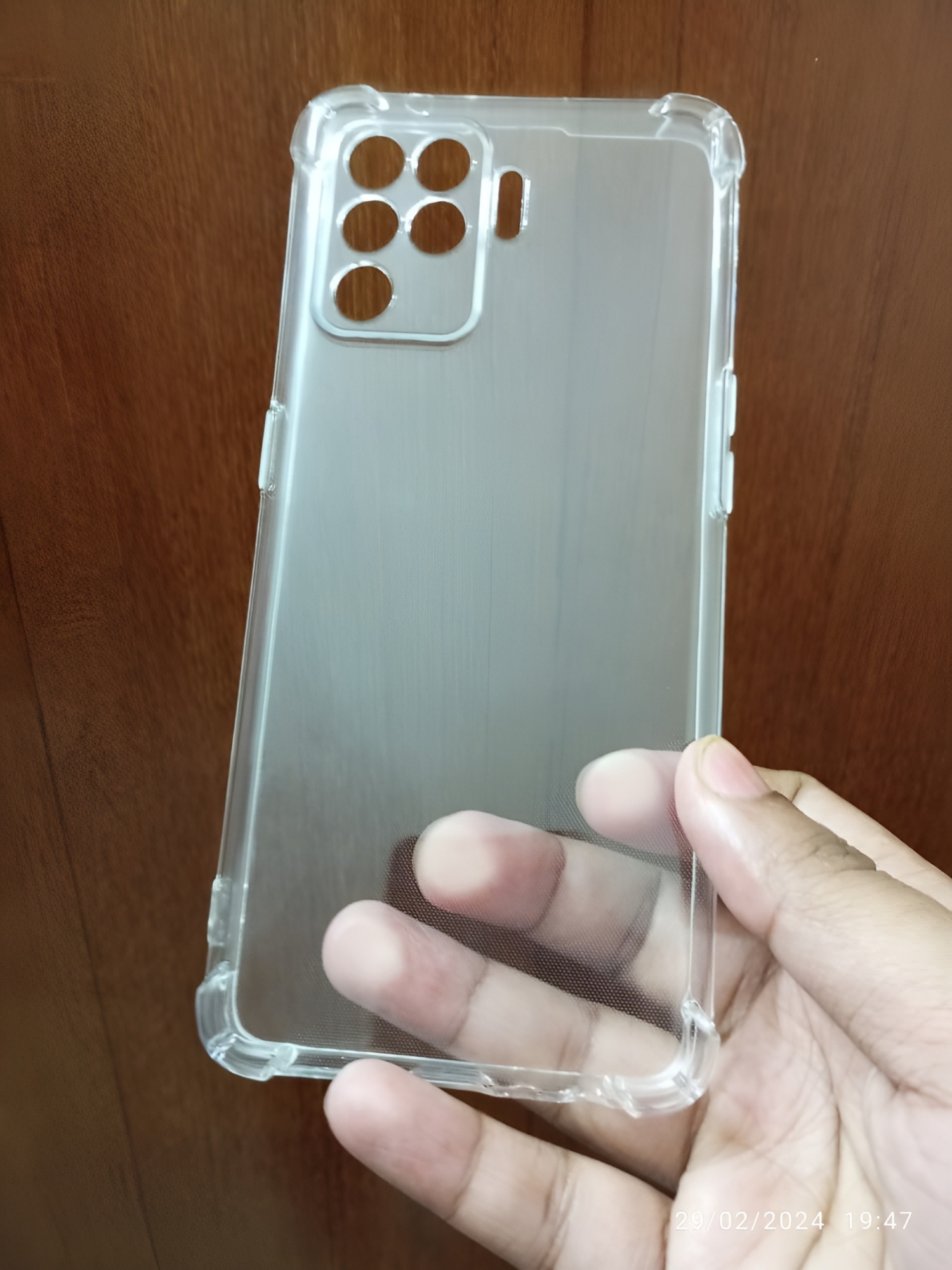 Picture of OPPO A94 F19PRO RENO5 LITE RENO5F shockproof Transparent liquid Cristal clear long time useable soft premium protective back cover