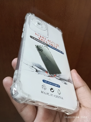 Picture of VIVO Y02/Y02A/Y02T shockproof Transparent liquid Cristal clear long time useable soft premium protective back cover