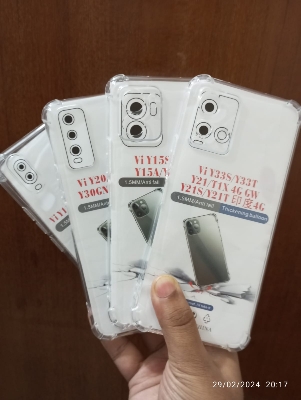 Picture of VIVO Y33S/Y33T/Y21/T1X/Y21S/Y21T/Y20/Y30/Y11/Y15S/Y15A/Y01 shockproof Transparent liquid Cristal clear long time useable soft premium protective back cover