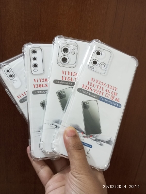 Picture of VIVO Y33S/Y33T/Y21/T1X/Y21S/Y21T/Y20/Y30/Y11/Y15S/Y15A/Y01 shockproof Transparent liquid Cristal clear long time useable soft premium protective back cover