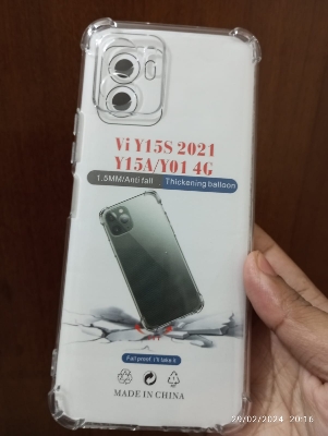 Picture of VIVO Y33S/Y33T/Y21/T1X/Y21S/Y21T/Y20/Y30/Y11/Y15S/Y15A/Y01 shockproof Transparent liquid Cristal clear long time useable soft premium protective back cover