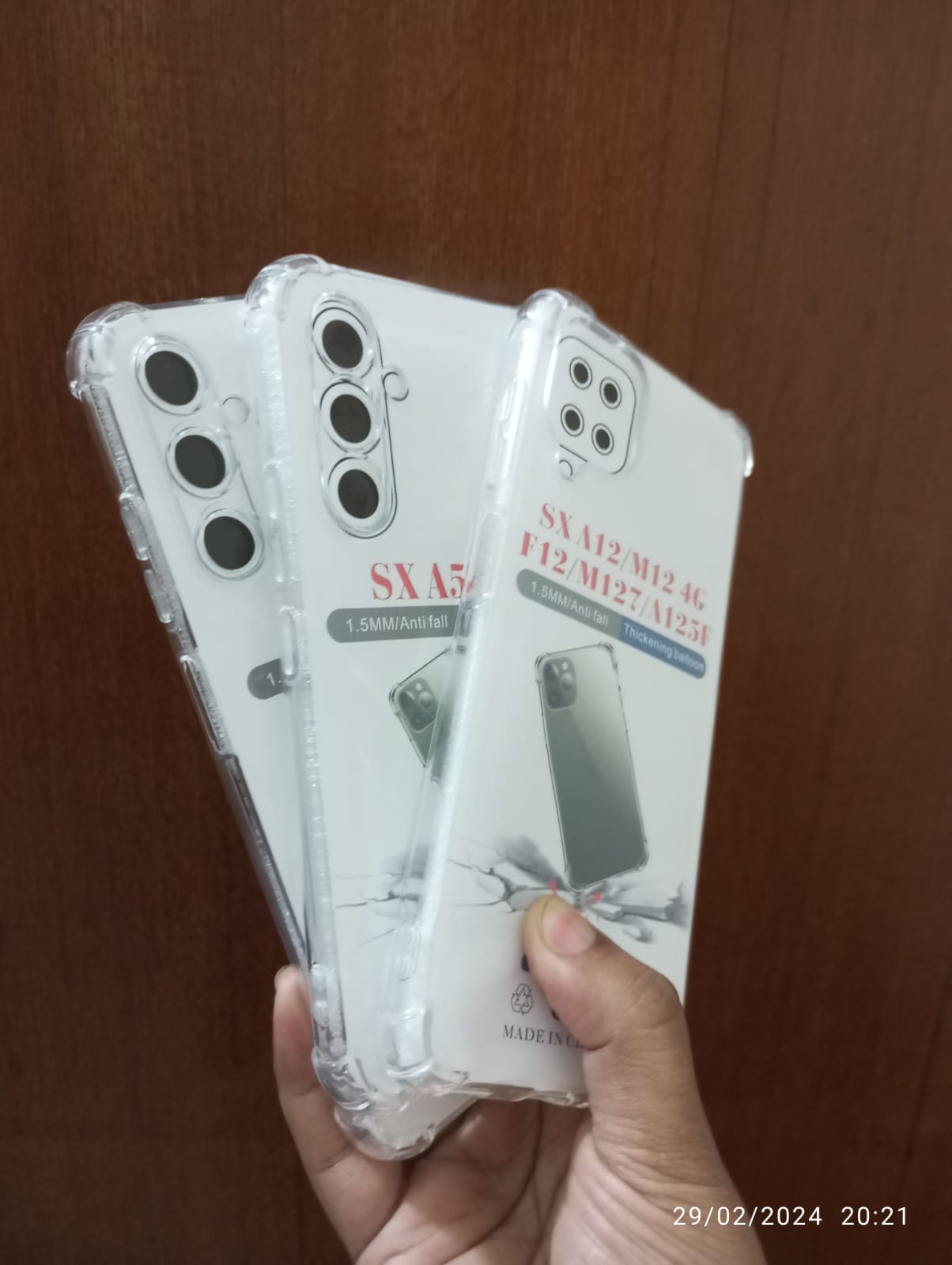 Picture of SAMSUNG  GALAXY A05S/A12/M12/F12/M127/A125F shockproof Transparent liquid Cristal clear long time useable soft premium protective back cover