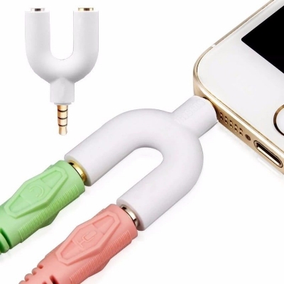 Picture of U-Shape Converter- 3.5mm Audio Splitter For Headphone And Microphone