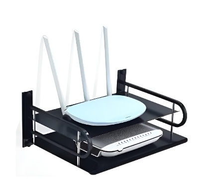 Picture of Router Storage Wifi Router Storage Box,Black Metal