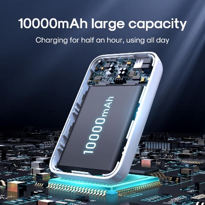 Picture of Joyroom JR-W020 20W Magnetic Wireless Charging 10000mAh Power Bank-White Color