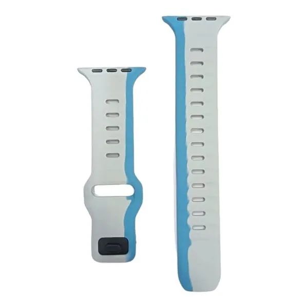Picture of Dual Color 42mm-44mm-45mm-49mm Soft Silicone Watch Straps-