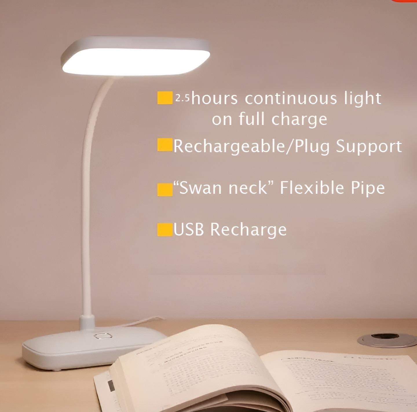 Picture of Rechargeable Desk Lamp YAGE YG-T035