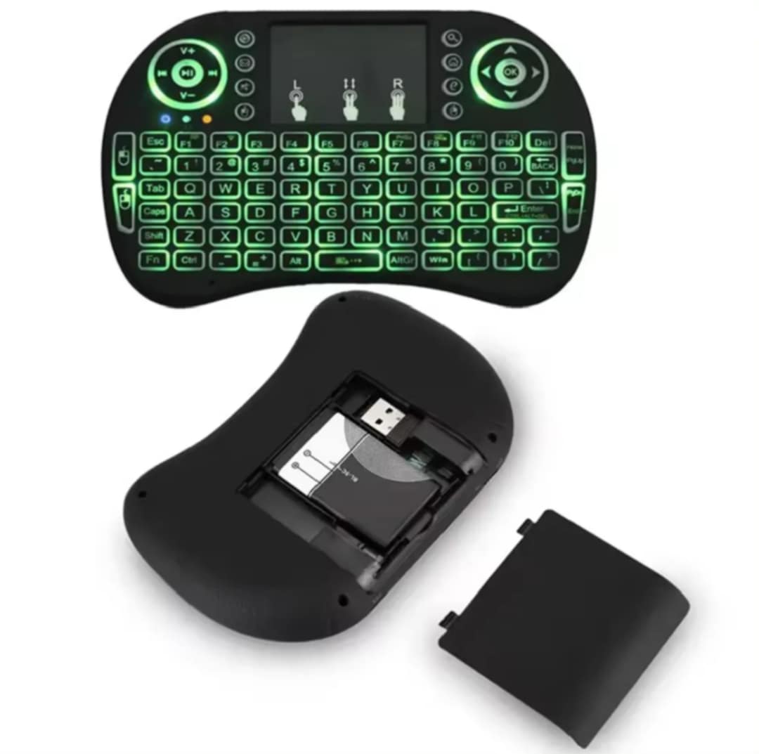 Picture of TECHG MK20 2.4GHz + Wireless Dual Mode RGB Backlit Rechargeable Mini Portable Keyboard With Touchpad
