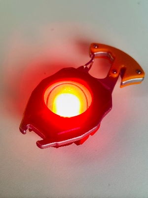 Picture of TECHG SG-61 Multifunctional Rechargeable Keychain Survival Gear with Lighte