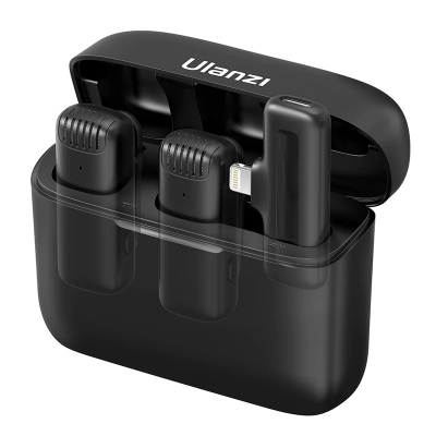 Picture of Ulanzi J12 Dual Wireless Microphone for Android With Charging Case For Type-C