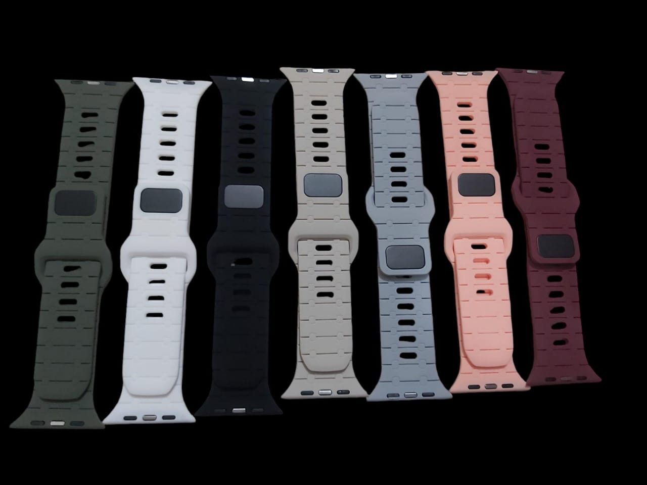 Picture of For Smart Watch- 42/44/45/49mm-Premium Quality Silicon Magnetic polar Strap