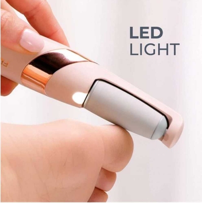 Picture of Pretty Gril Flawless Pedi Electronic Pedicure Tool with Two Roller Heads & Charging Cable