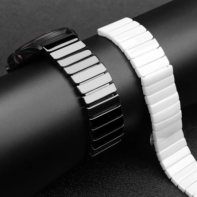 Picture of 22mm Ceramic strap for smartwatch – White