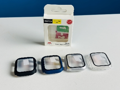 Picture of 45mm Smartwatch Premium Tempered Glass Case – Black Colo