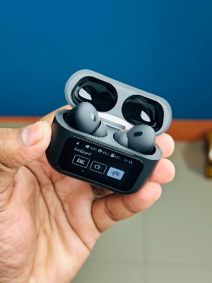 Picture of A9 Pro ANC Touch Screen Display Earbuds – Black