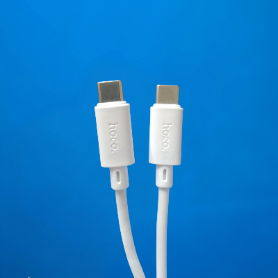 Picture of Hoco X88 Gratified PD Fast Charging Data Cable 1m  type C to Type C– WHITE