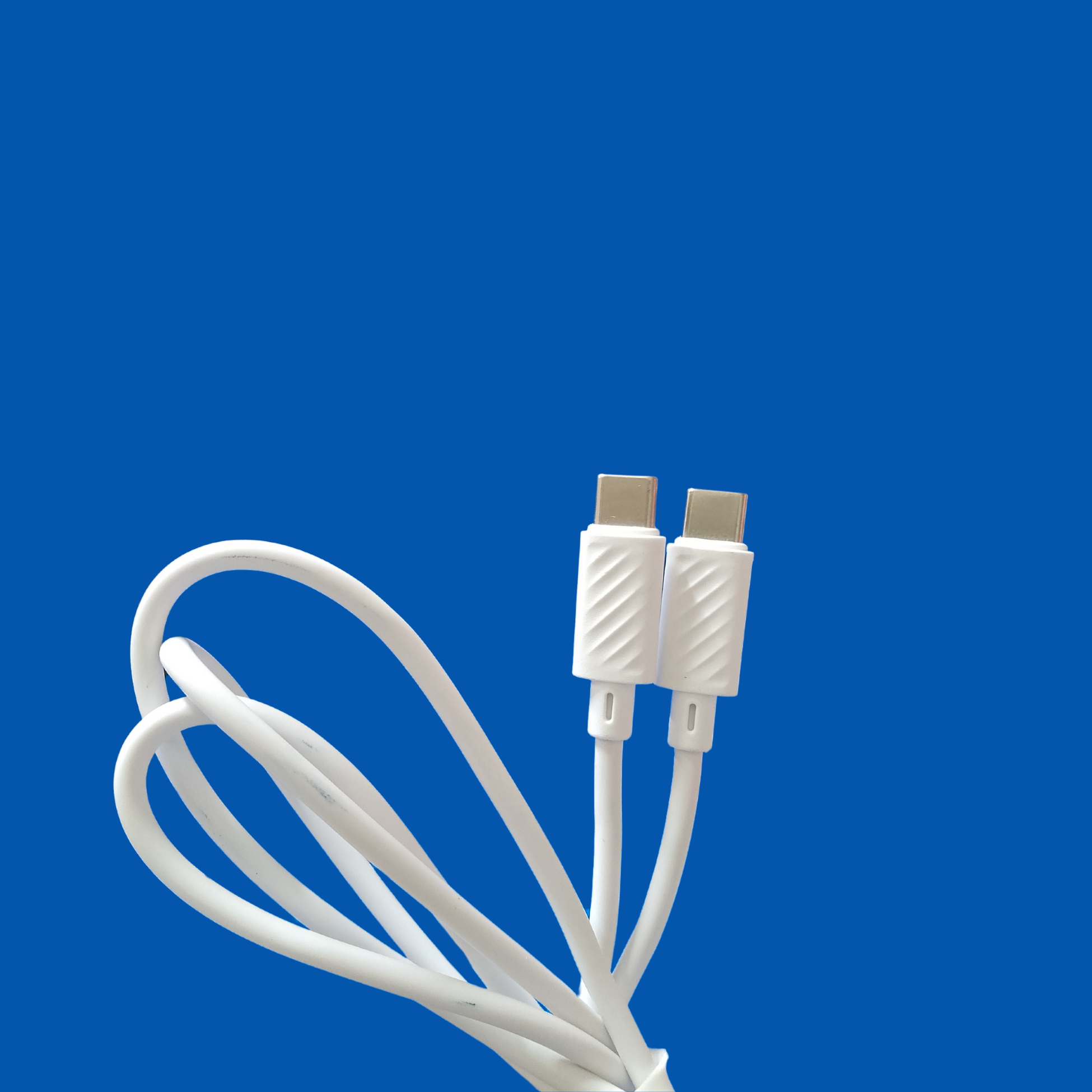 Picture of Hoco X88 Gratified PD Fast Charging Data Cable 1m  type C to Type C– WHITE