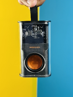 Picture of RECCI RSK-W30 Transparent Wireless Speaker with RGB Light- Black Color