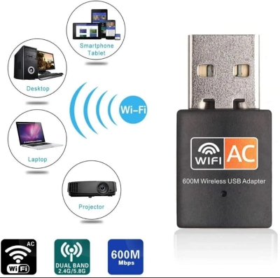 Picture of TECHG 600M Wireless USB 2.0 WiFi Adapter WI-FI Network Card 802.11n Networking WIFI Adapter for Desktop PC