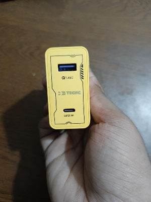 Picture of TeChG 120W GaN super Fast Charging Adapter PD27w QC3.0 USB with 65 Watt 4in1 PD Cable Combo