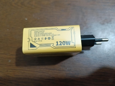 Picture of TeChG 120W GaN super Fast Charging Adapter PD27w QC3.0 USB with 65 Watt 4in1 PD Cable Combo