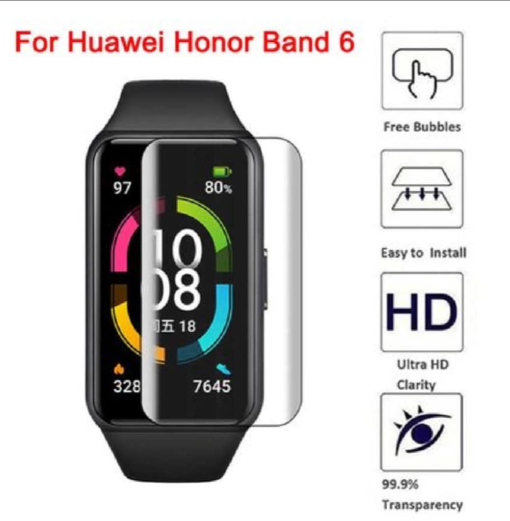 Picture of Honor Band 6 Screen Protector 3D Full Curved Edge protective film