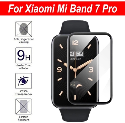 Picture of Xiaomi Mi Smart Band 7 Pro SmartWatch Plastic Full Coverage HD Clear 3D Curved Edge Screen Protector For Smartwatch