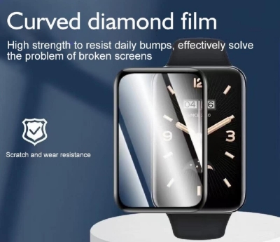 Picture of Xiaomi Mi Smart Band 7 Pro SmartWatch Plastic Full Coverage HD Clear 3D Curved Edge Screen Protector For Smartwatch