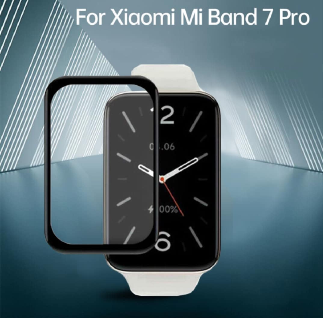 Picture of Xiaomi Mi Smart Band 7 Pro SmartWatch Plastic Full Coverage HD Clear 3D Curved Edge Screen Protector For Smartwatch
