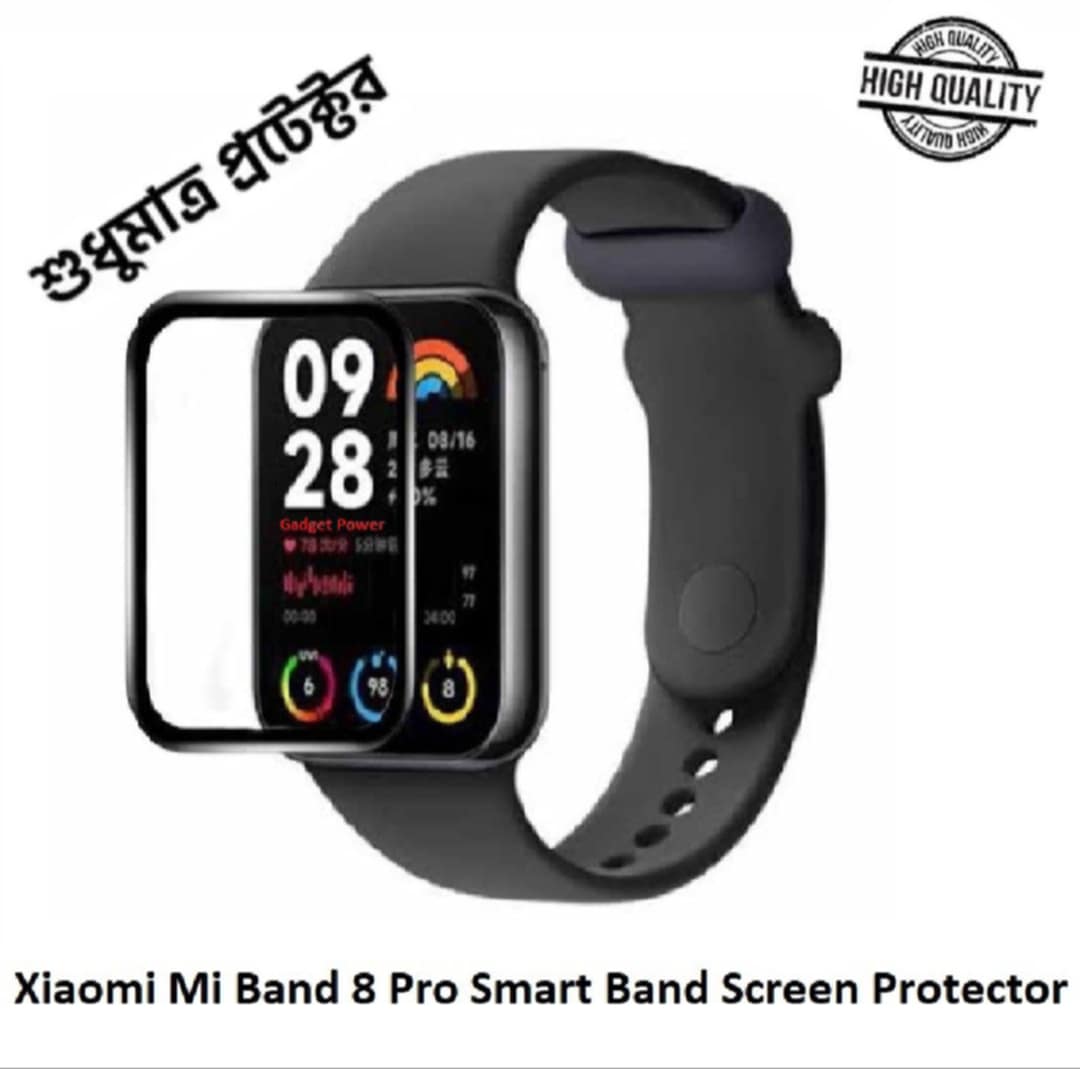 Picture of Mi Band 8 Pro Smart Band PMMA Plastic Full Screen Coverage Screen Protector