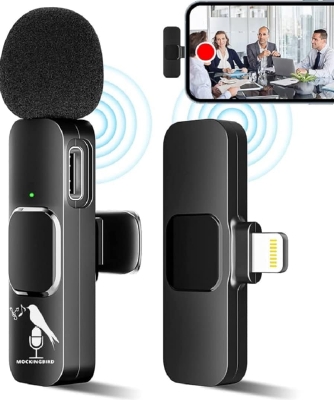 Picture of K9 Wireless Lavalier Microphone Noise Reduction Outdoor Live Broadcast USB Lavalier Microphone