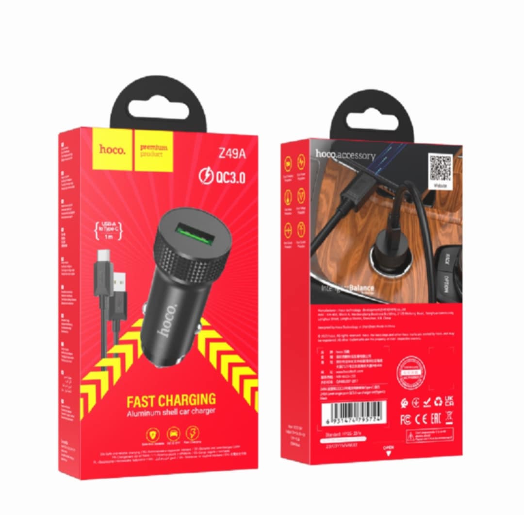 Picture of HOCO Car charger “Z49 Level” cable set