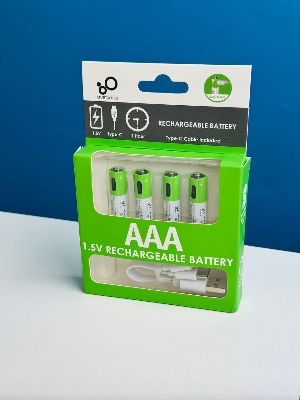 Picture of SmarToools RB40 AAA 1.5V 750 mWh Rechargeable Battery (4P/2Set)