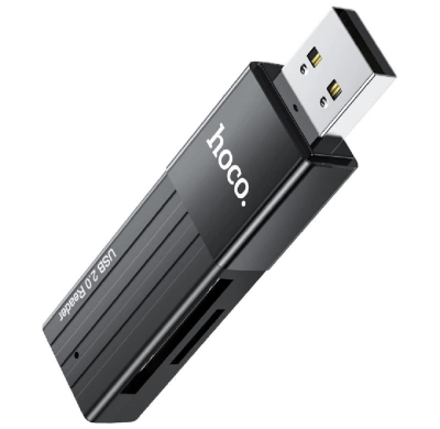 Picture of Hoco HB20 Mindful 2 in 1 Card Reader with USB Connector (USB2.0)