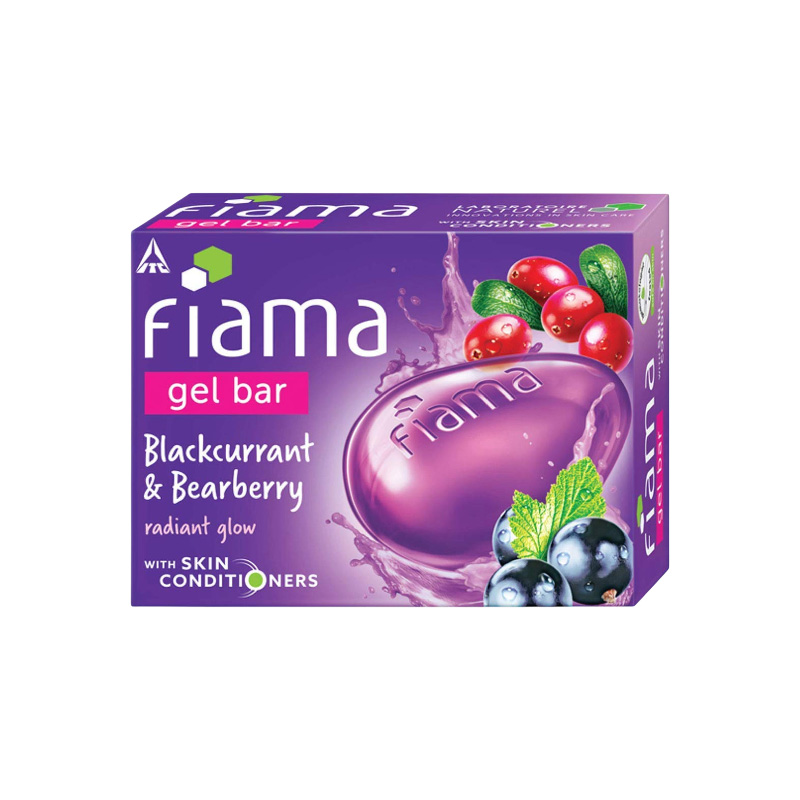 Picture of Fiama 125g Soap Gel Bar Bearberry & Blackcurrant