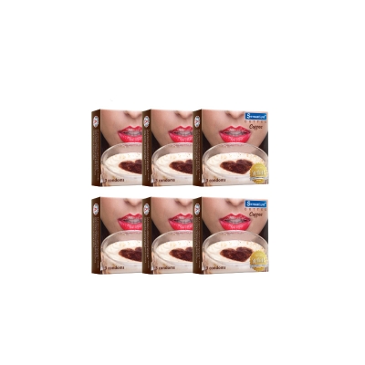 Picture of Sensation Coffee Flavor Super Dotted Condom - Combo Of 6 Pack