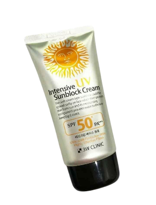 Picture of 3W Clinic Intensive UV Sunblock Cream SPF50+ Pa+++ - 70m