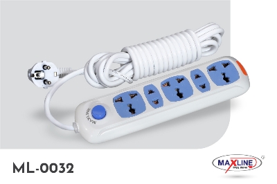 Picture of Maxline 5 Port Multi Extension Socket Model: ML-0032-2 Miter Wire ( 7 Fit/ Hand Wire )