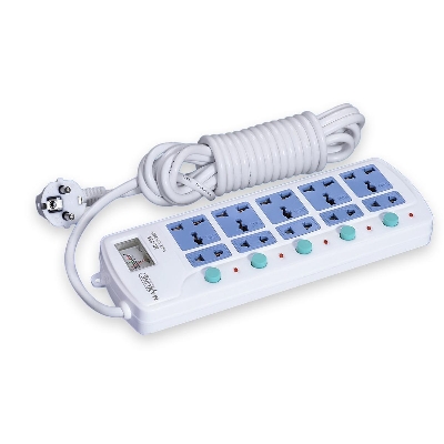 Picture of Maxline 10 Port Multi Extension Socket Model: ML-825-2 Miter Wire-7 Fit/Hand Long Wire