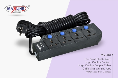 Picture of Maxline  Heavy Duty Multiplug 4 Gang Model-ML-412- 10 Miter Wire/33 Fit