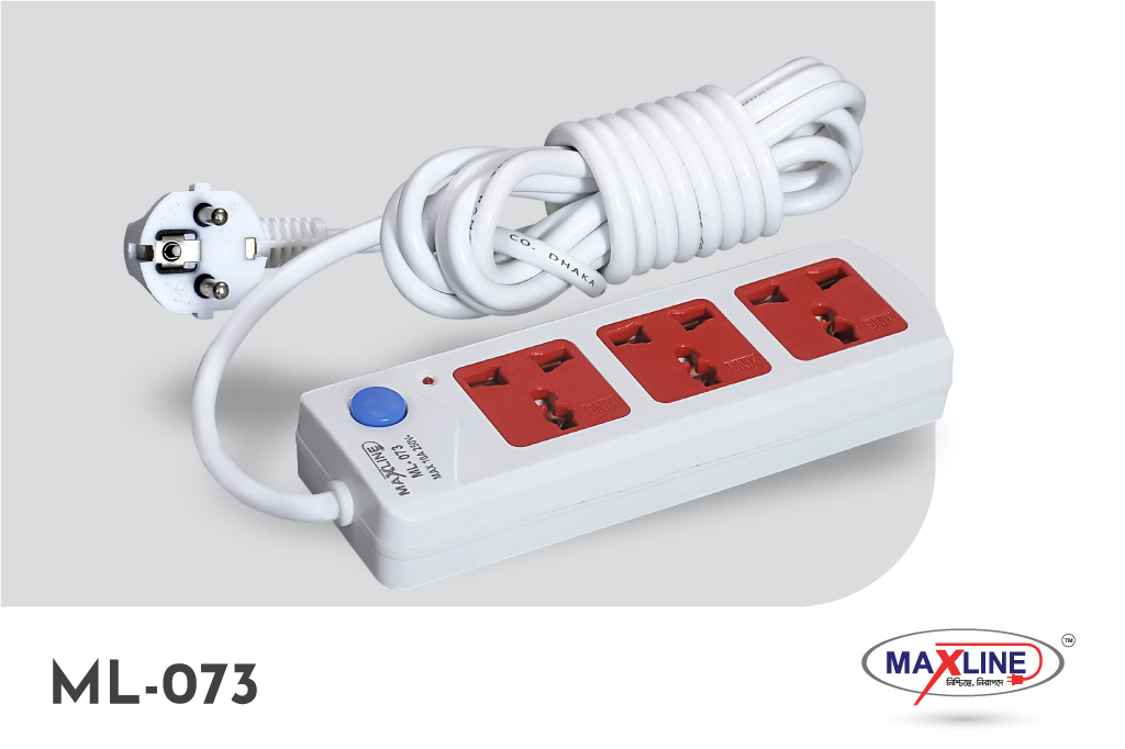 Picture of Maxline  Clasic Multiplug 3 Gang Model-ML-073- 5 Miter Wire/16 Fit