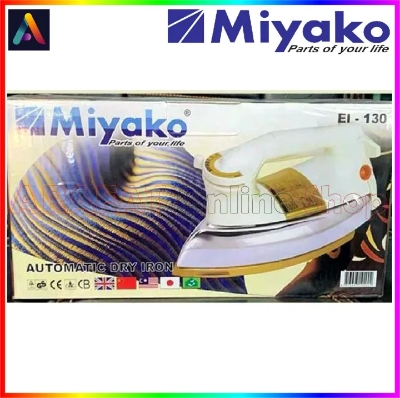 Picture of Miyako heavy weight Automatic Electric Dry iron | Capacity : 1000 Watt | Model : EI-130