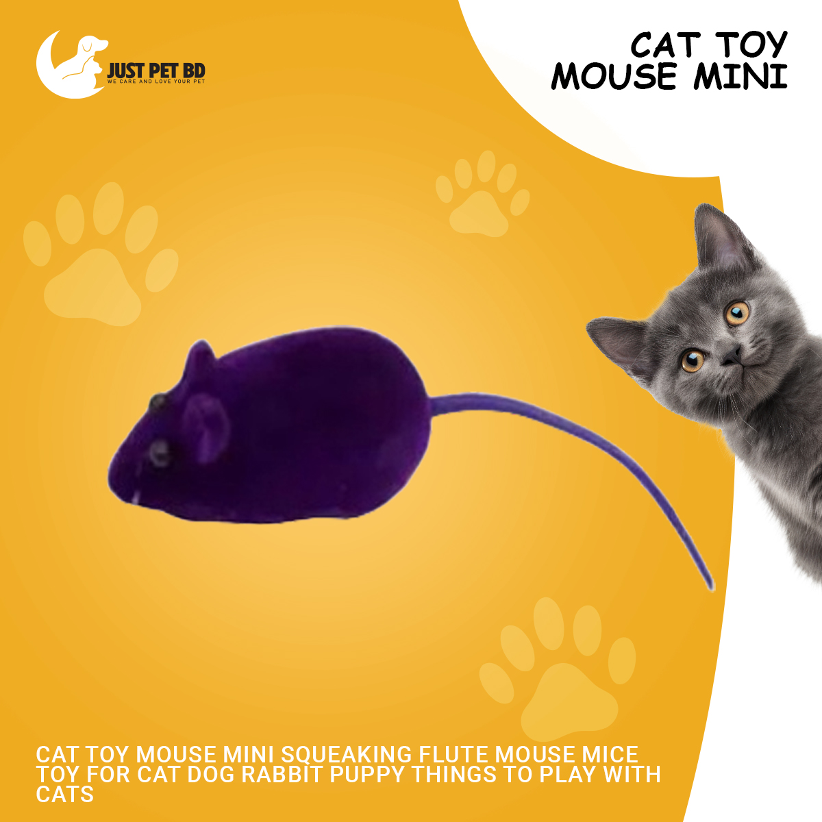 Picture of Cat toy mouse mini squeaking flute mouse mice toy for cat dog rabbit puppy Things to play with cats