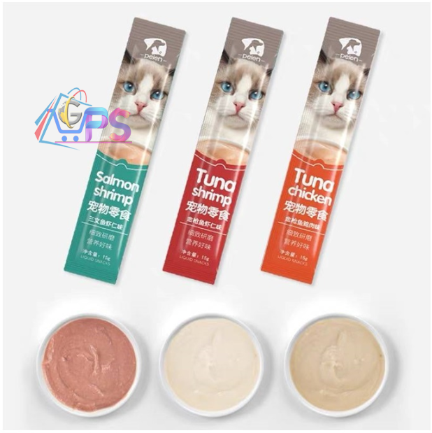 Picture of Cat Treat Snacks Chicken Tuna Salmon Flavor Cat Wet Snacks Food Pet Food Kitten Snack Cat Wet Snacks (Only Chicken flvour Available)  1pices Food Global Pet Shop