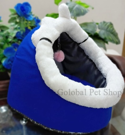 Picture of Cute Cat Beds Warm Cat House Winter Cat Kitten Puppy Dog Soft Warm Bed Kenne Lounger Cushion Global Pet Shop  House